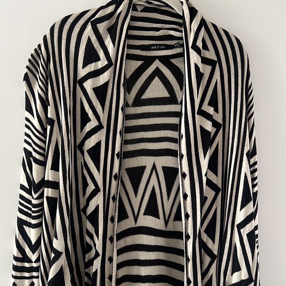 Ark & Co. Hi-Low Open Sweater Shawl Duster